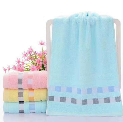 Cotton thickened towel Blue Towels bath towel Bedding and towels best drying bath towel cotton towels Home towels