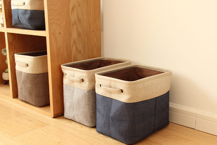 Storage Box made from Jute, for home and living room Storages & Racks foldable garden home organizer room storage table