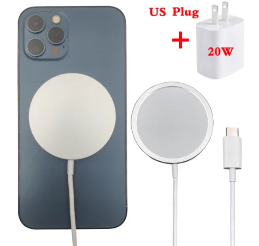 Magnetic Wireless Charger USB Adapter | Fast & Convenient | Compact & Portable Wireless Chargers 15w apple fast charger iphone magetic New arrival usb c type wireless charger {{ product_collections }} {{ product_description }}