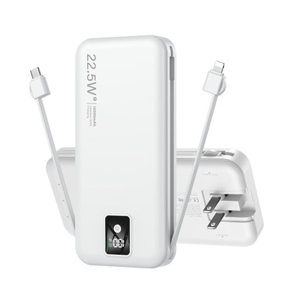 12000 mAh Portable Power Bank – Charge 5 Devices, Built-in Wall Plug and Cable, Universal Compatibility White Power banks easy to carry fast charging New arrival portable power bank slim and sleek USB wired {{ product_collections }} {{ product_description }}