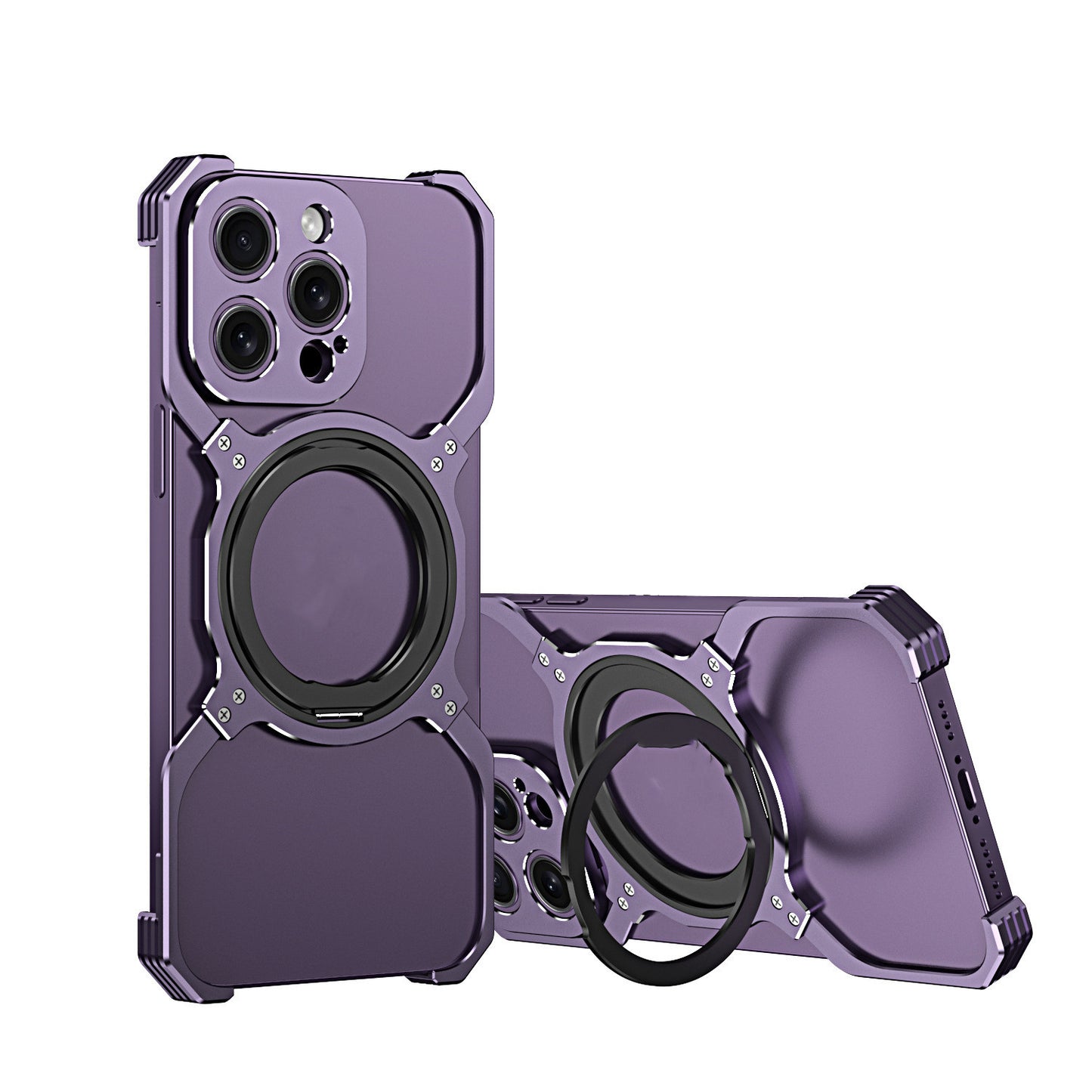 Sophisticated Anti-Drop & Heat Dissipation Metal iPhone Case | Ultimate Protection & Style Dark Purple iPhone cases best iPhone iPhone case magsafe metallic new arrival protection TPU {{ product_collections }} {{ product_description }}