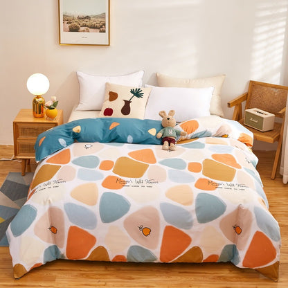 Cotton Duvet Cover One-piece Wholesale Pure Single Double Student Dormitory Bed Sheet Four-piece Set Riverstones Bed Sheets bed sheet bed sheet set bedding home