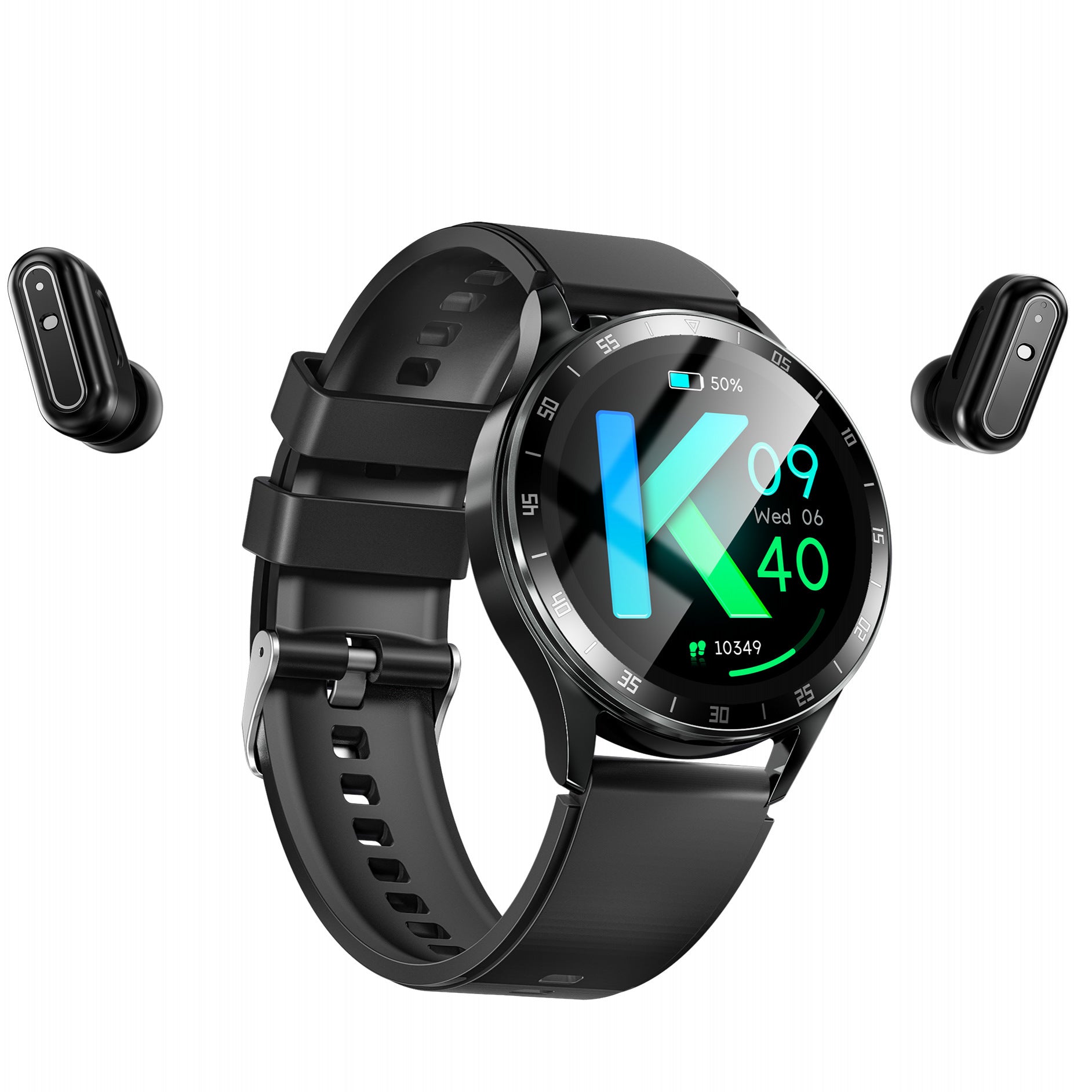 Two-in-one Flip X10 Headset Smart Watch Smart Watches electronics round dial smart watch touch screen