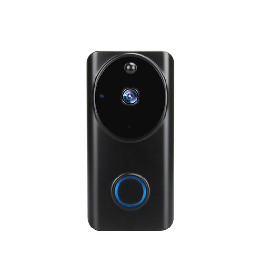 Video doorbell mobile phone video intercom surveillance camera Black Doorbells Doorbell doorbell with camera doorbell with mobile connected camera doorbell with wifi connected camera home home security Intercom security Security Camera