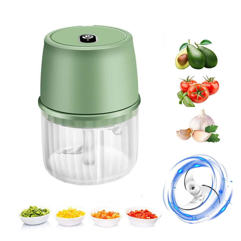 USB Rechargeable Electric Garlic Press Portable Wireless Food Chopper Mini Complementary Food Mixer Kitchen Gadgets Choppers & Slicers chopper electric garlic mincer ginger chopper kitchen vegetable chopper