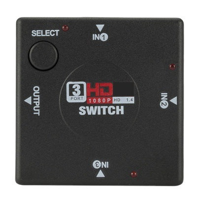 Hdmi Switcher Three-input And One-output HD Converter Adapters & Converters accessories adapter converter electronics multi inputs multi outputs Portable USB