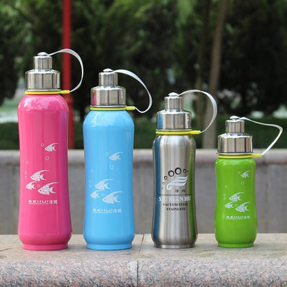 Stainless Steel Water Bottle Vacuum Travel Thermal Cup 18oz Tumblers, Bottles & Glass dinning dinning table home portable bottle stainless steel water bottle