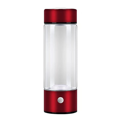 Hydrogen Water Bottles Electric Hydrogen Rich Water Generator Bottle New Technology Rechargeable Portable Antioxidant Red 401 500ml Water Bottles bottles hydrogen water kitchen matchlessonline tumblr water bottle