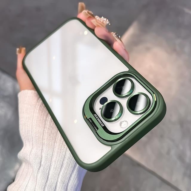 Lens Bracket iPhone 16 Protective Case | Shockproof & Drop-Proof | Stylish and Functional Dark Night Green iPhone cases bracket fall protection iPhone iPhone case magsafe new arrival premium premium design premium quality stand {{ product_collections }} {{ product_description }}