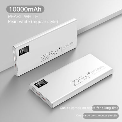 Two-way Super Fast Power Bank Large Capacity White Power Banks 20000 mAh 22 W 30000 mAh electronics fast charging multi ports power bank