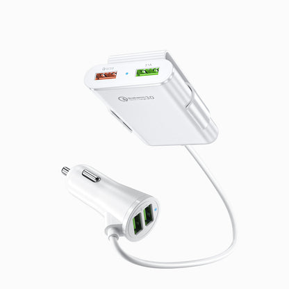 Four Port Fast Mobile Phone Charger for Car – Quick Charge Your Devices On-the-Go White Mobile chargers for cars adapters car Car Mobile Phone Charger Four Port Fast Mobile Phone Charger for Car mobile phone charger New arrival Smart Mobile Phone Charger {{ product_collections }} {{ product_description }}