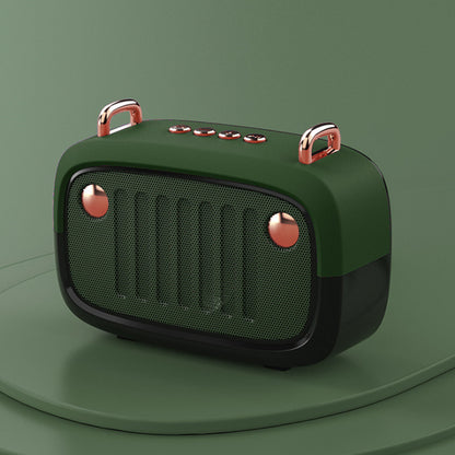 Subwoofer Outdoor Card Portable Mini Speaker Green USB Speakers audio bluetooth speaker electronics macthlessonline matchless matchless online matchlessonline speaker Subwoofer Outdoor Card Portable Mini Speaker wireless speaker