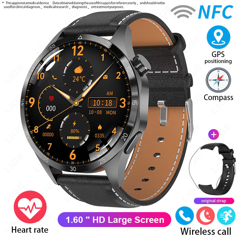 Sport Smart Watch Bluetooth Calling Waterproof Belt Black Shell Smart Watches electronics health monitoring smart watch sports tracking