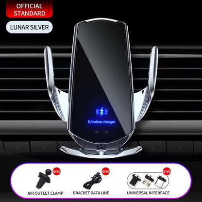 Automatic Car Wireless Charger | Fast & Efficient | Seamless Charging On-the-Go Wireless Mobile Chargers for Cars auto auto adjust car charger fast charger light indication mobile charger sensinng wireless charger {{ product_collections }} {{ product_description }}