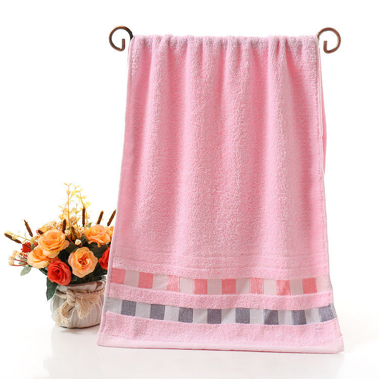 Cotton face towel Square pink 73x33cm Towels bath towel Bedding and towels best drying bath towel cotton towels Home towels