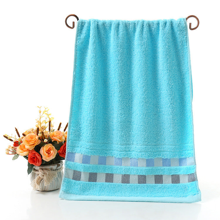 Cotton face towel Square blue 73x33cm Towels bath towel Bedding and towels best drying bath towel cotton towels Home towels