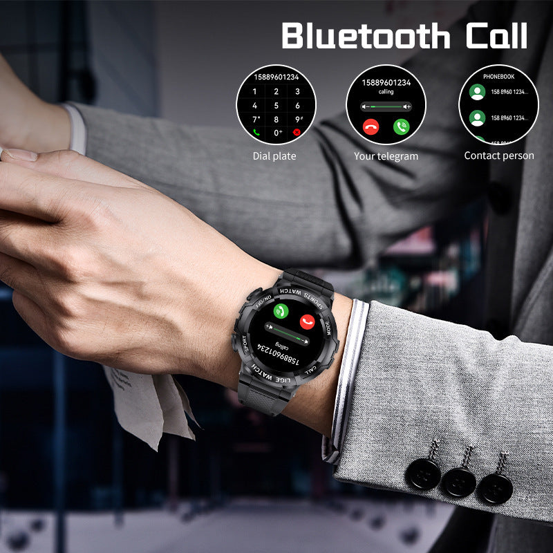 Blood Oxygen Monitoring Sleep Bluetooth Calling Smart Watch Smart Watches blood oxygen bluetooth calling electronics round dial selfie sleep monitoring smart watch