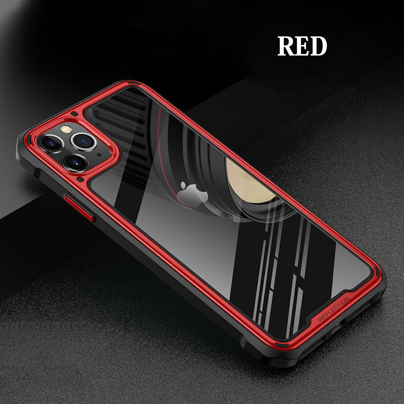 Transparent Silicone Case for iPhone | Business Style | PU+TPU Red iPhone cases air bag anti fall fall protection iPhone iPhone case new arrival plastic {{ product_collections }} {{ product_description }}