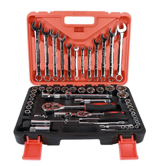 Auto Repair Tool Auto Repair Socket Set Wrench Set 61 piece set Home Tools home home tools screwdriver set tools set wrench and screwdriv