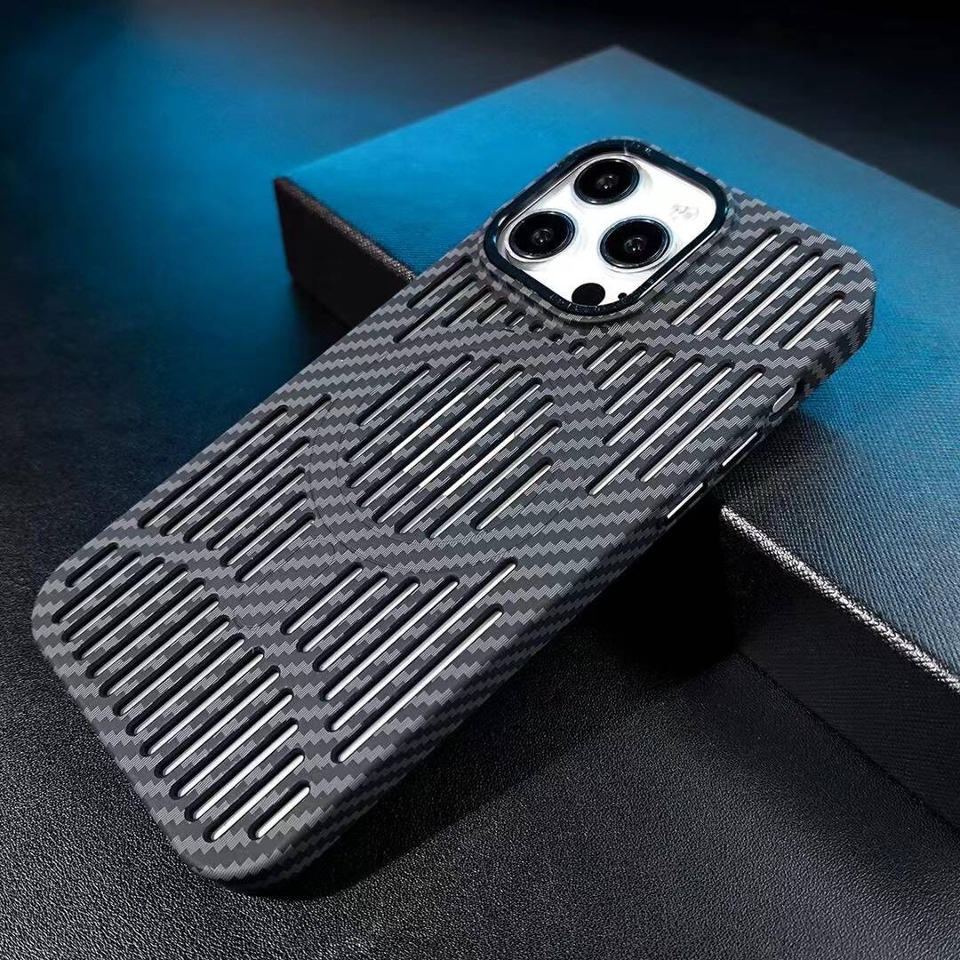 Ultra-thin Hollow Heat Dissipation Phone Case for iPhone | Shockproof & Anti-Wear iPhone cases best breathable heat dissipation iPhone iPhone case magsafe New arrival {{ product_collections }} {{ product_description }}