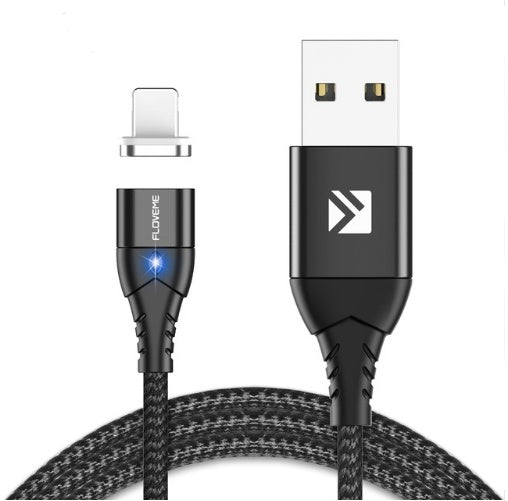 Compatible with Apple , Magnetic USB Cable Charger Black Charging Cables C type c type charging cable cable charging cable electronics electronics accessories fast charging magnetic USB