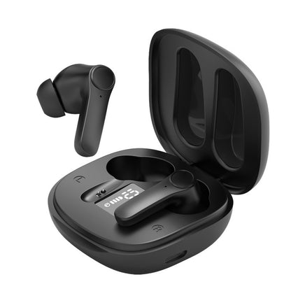 Wireless Bluetooth Translation Headphones Portable In-ear Translator Black Headphones & Earbuds ABS audio earphones electronics touch