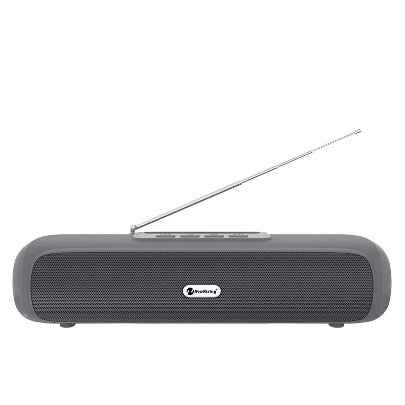 Desktop Wireless Long Strip Radio Subwoofer Silver grEy Speakers audio bluetooth speaker bluetooth speaker for laptop computer mobile phone chargable bluetooth speaker electronics macthlessonline matchless matchless online matchlessonline portable bluetooth speaker speaker