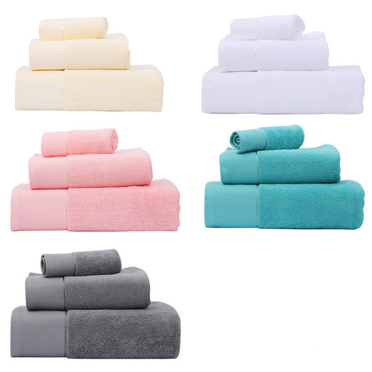 Cotton Towel Bath Towel Three Piece Water Absorbing Gift Towel Bath Towel Set Towels bath towel Bedding and towels best drying bath towel cotton towels Home towels