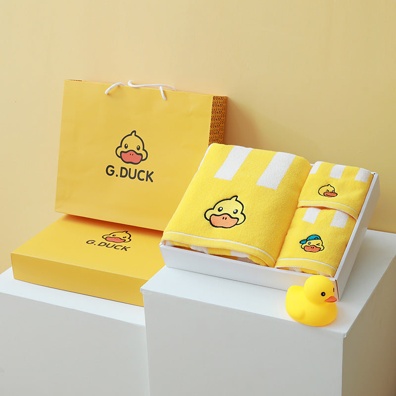 Little Yellow Duck Cotton Towel Towels bath towel Bedding and towels best drying bath towel cotton towels Home towels