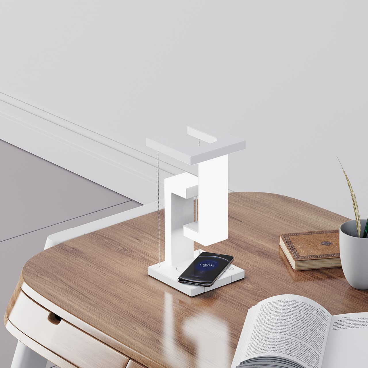 Smartphone Wireless Charging Suspension Table Lamp Mobile Phone Chargers charging lamp creative LED lamp mobile mobile case mobile charger mobile phone mobile phone accessories mobile phone cover stylish mobile phone charger table lamp wireless mobile phone charger