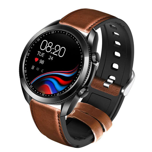 UM90 Smart Call Watch Sports Pedometer Heart Rate Metal Large Screen Bluetooth Watch Black brown Smart Watches electronics smart watch