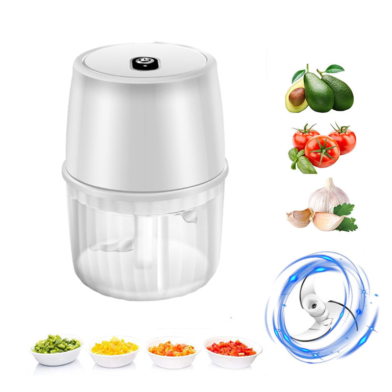 USB Rechargeable Electric Garlic Press Portable Wireless Food Chopper Mini Complementary Food Mixer Kitchen Gadgets Choppers & Slicers chopper electric garlic mincer ginger chopper kitchen vegetable chopper