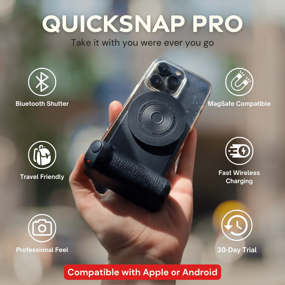 QuickSnap - Magnetic Camara Handle Mobile Phone Accessories Camara electronics electronics accessories Handle Magnetic mobile mobile cover mobile holder mobile phone mobile phone accessories mobile phone holder mobile phone holder for selfie photo and video QuickSnap QuickSnap - Magnetic Camara Handle tripod video video video camera and mobile video accessories video holder video making