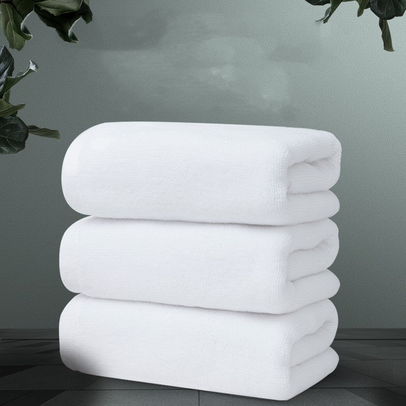 Cotton Thickened Absorbent White Towel Towels bath towel Bedding and towels best drying bath towel cotton towels Home towels