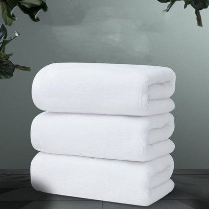 Cotton Thickened Absorbent White Towel Towels bath towel Bedding and towels best drying bath towel cotton towels Home towels