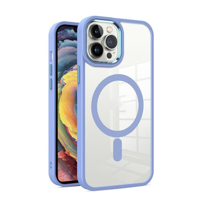 Magnetic Transparent iPhone Case | Silicone Protective Cover | Fashion & Simplicity Purple iPhone cases fall protection iPhone iPhone case lens protection lens protector lens protectors magsafe new arrival plastic PTU vibrant {{ product_collections }} {{ product_description }}