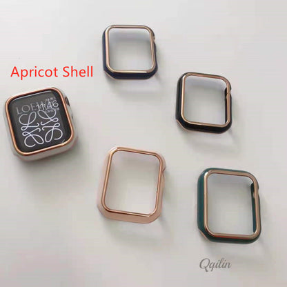 Stylish Resin Smart Watch Band And Case Apricot Shell Smart Watches electronics smart watch smart watch band smart watch case smart watch cover smart watch strap