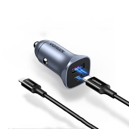 PD30W Super Fast Car Charger – Dual Port USB+C & Cigarette Lighter Adapter PD30W set Mobile chargers for cars c type Cigarette Lighter Charger Dual Port Car Charger Dual USB Car Charger Fast Car Charger PD30W Car Charger Super Fast Car Charger USB Car Charger {{ product_collections }} {{ product_description }}