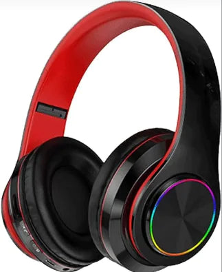 Viral Bluetooth Headphones Black And Red Headphones & Earbuds