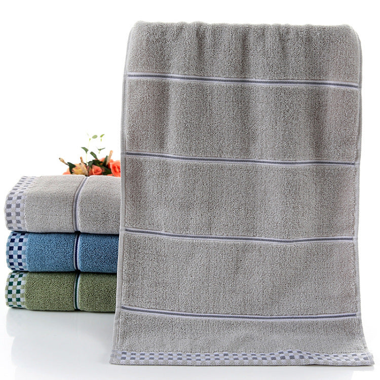 Cotton embroidered towel Grey Towels bath towel Bedding and towels best drying bath towel cotton towels Home towels