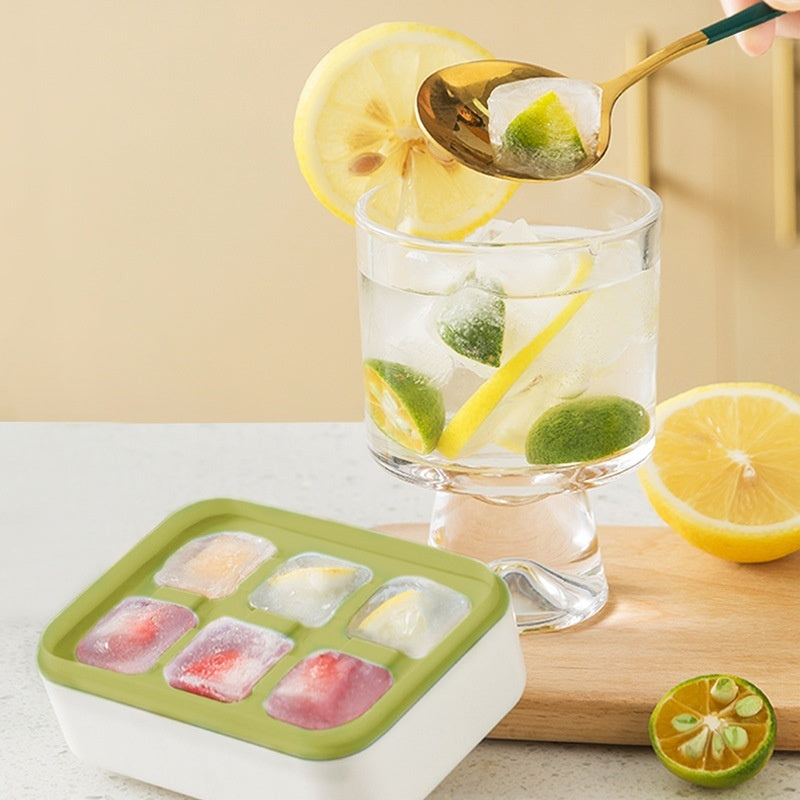 Mini Press Silicone Ice Tray Easily Removable Mold Ice-cream Mould Ice Cube Trays beat the heat button ice tray ice trays one button press