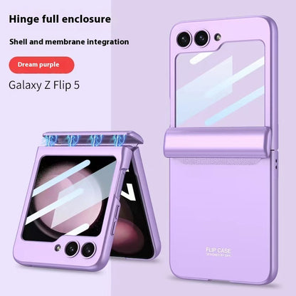 Magnetic Hard Shell Samsung Phone Case Dream Purple Samsung GalaxyZ Flip5 Mobile Phone Cover & Protectors Camera cover electronics flip mobile phone case mobile phone cover protection samsung