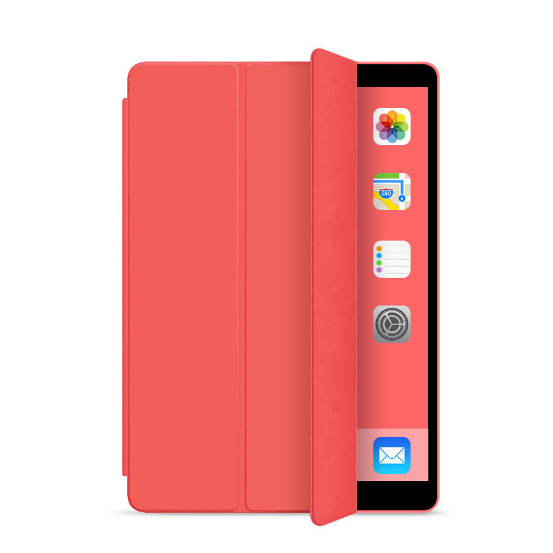 Compatible with Apple, New ipad silicone protective cover flat case Red 0 apple iPad iPad case iPad cover silicone support {{ product_collections }} {{ product_description }}