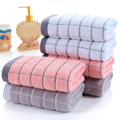 Jacquard checked towel Towels bath towel beach towel home towel