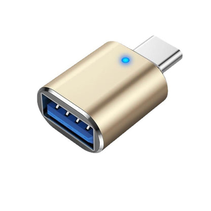 Mobile Phone Otg Adapter Type-c To USB Gold A Adapters & Converters adapter C type converter electronics USB