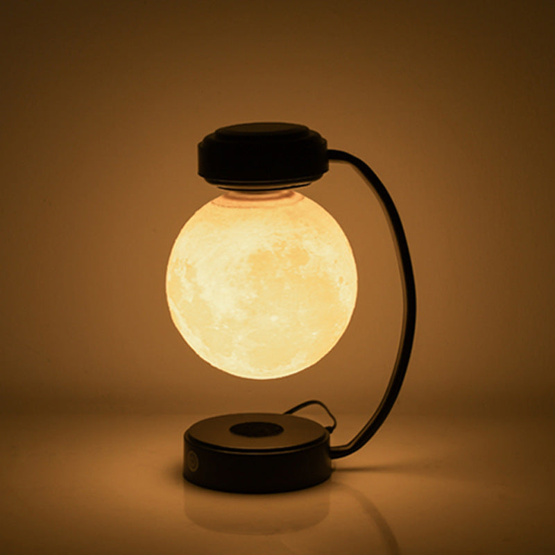 3D LED Moon Night Light Wireless Magnetic Levitating Rotating Floating Ball Lamp For School Office Bookshop Home Decoration Black Lights & Lamps creative LED lamp decor home lamps LED lamp living room magnetic lavitating matchless matchless online matchlessonline table lamp