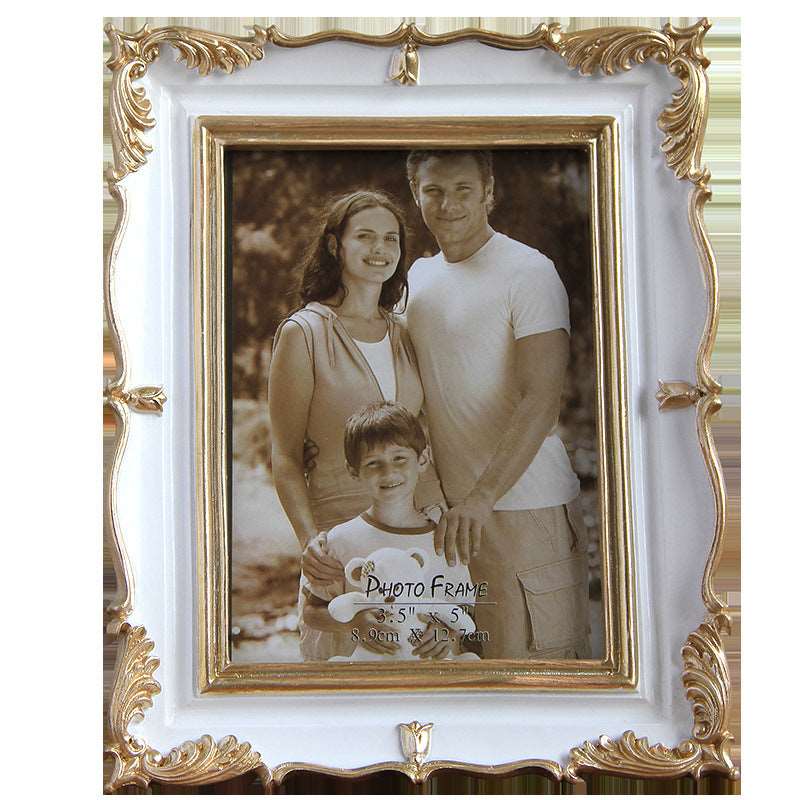 6-inch 7-inch American Photo Frame Study And Bedroom Table Resin Painted Photographic Studio Photo Frame Photo Frame Photo frames decor home photo frame