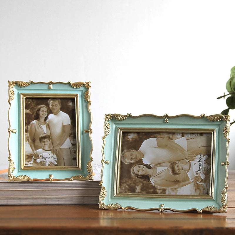 6-inch 7-inch American Photo Frame Study And Bedroom Table Resin Painted Photographic Studio Photo Frame Photo Frame Photo frames decor home photo frame