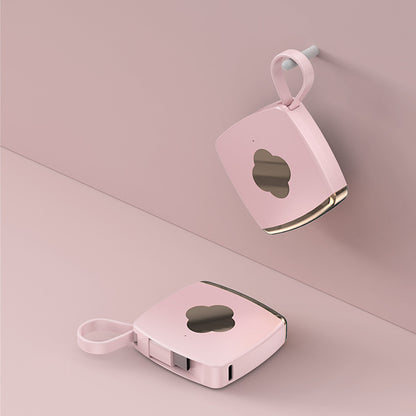 Ultra Thin Mini Power Bank Comes With A Cute And Portable Cable Pink Power Banks electronics key chain portable power bank