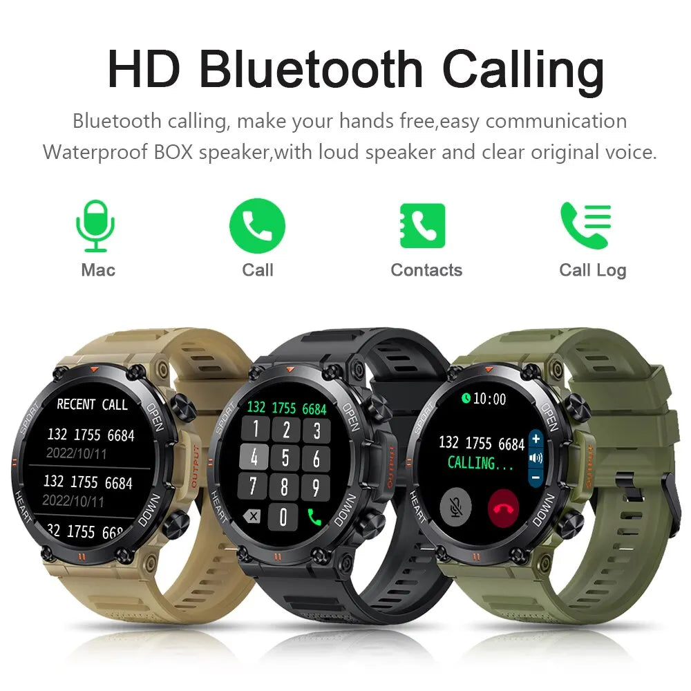 MELANDA 1.39 Inch HD Bluetooth Call Smart Watch Men Sports Fitness Tracker Heart Monitor 400mAh Smartwatch For Android IOS MD56 Smart Watches electronics smart watches